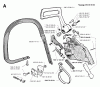 Jonsered 630 SUPER II - Chainsaw (1994-08) Ersatzteile CHAIN BRAKE