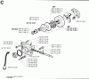 Jonsered 630 SUPER II - Chainsaw (1994-08) Ersatzteile CLUTCH OIL PUMP