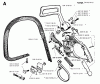 Jonsered 630 SUPER II - Chainsaw (1996-09) Ersatzteile CHAIN BRAKE