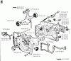 Jonsered 630 SUPER II - Chainsaw (1996-09) Ersatzteile CRANKCASE