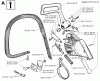 Jonsered 630 SUPER II - Chainsaw (1999-02) Ersatzteile CHAIN BRAKE