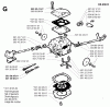 Jonsered 670 CHAMP - Chainsaw (1994-08) Ersatzteile CARBURETOR DETAILS