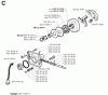 Jonsered 670 CHAMP - Chainsaw (1994-08) Ersatzteile CLUTCH OIL PUMP