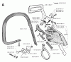 Jonsered 670 CHAMP - Chainsaw (1996-09) Ersatzteile CHAIN BRAKE
