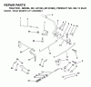 Jonsered LR13B (J813C36D, 954130023) - Lawn & Garden Tractor (2000-04) Ersatzteile BRAKE / REAR MOWER LIFT
