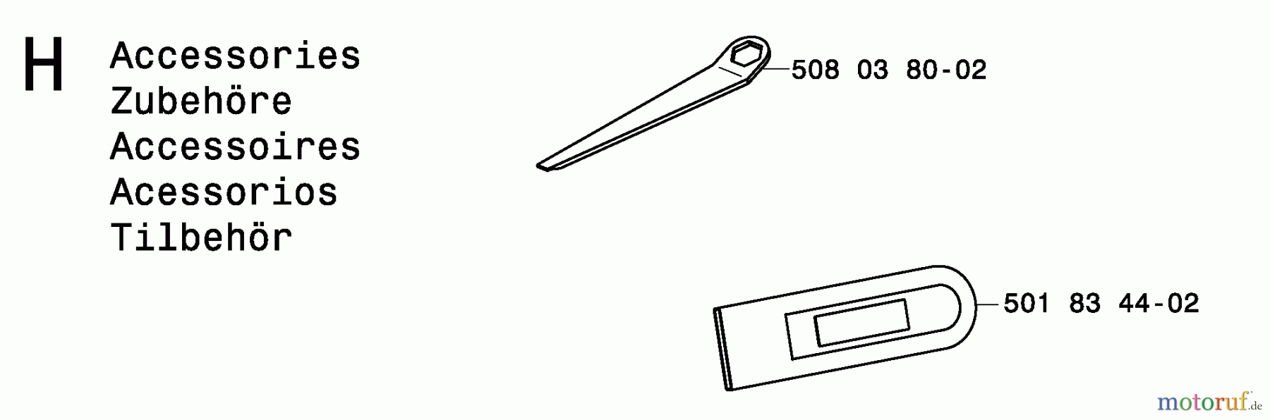 Jonsered Motorsägen CS2121EL - Jonsered Chainsaw (2005-01) ACCESSORIES #2