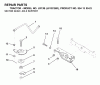 Jonsered LR13B (J813C36D, 954130023) - Lawn & Garden Tractor (2000-04) Ersatzteile SECTOR GEAR / AXLE SUPPORT
