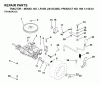 Jonsered LR13B (J813C36D, 954130023) - Lawn & Garden Tractor (2000-04) Ersatzteile TRANSMISSION