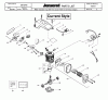 Jonsered CS2137 - Chainsaw (2005-01) Ersatzteile CYLINDER PISTON MUFFLER #2