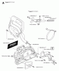 Jonsered CS2150 - Chainsaw (2007-01) Ersatzteile CHAIN BRAKE CLUTCH COVER