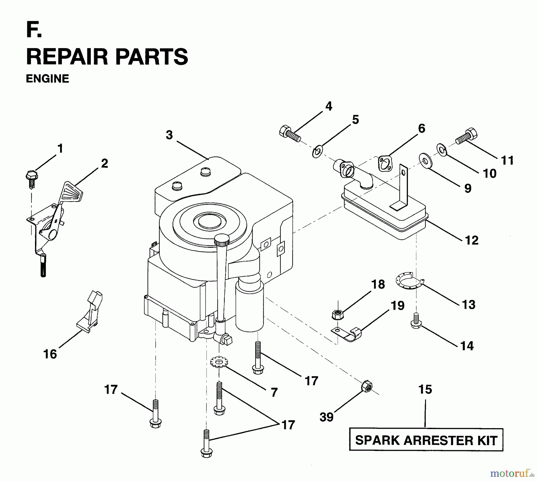  Jonsered Rasen  und Garten Traktoren LRH13 (954003421) - Jonsered 36