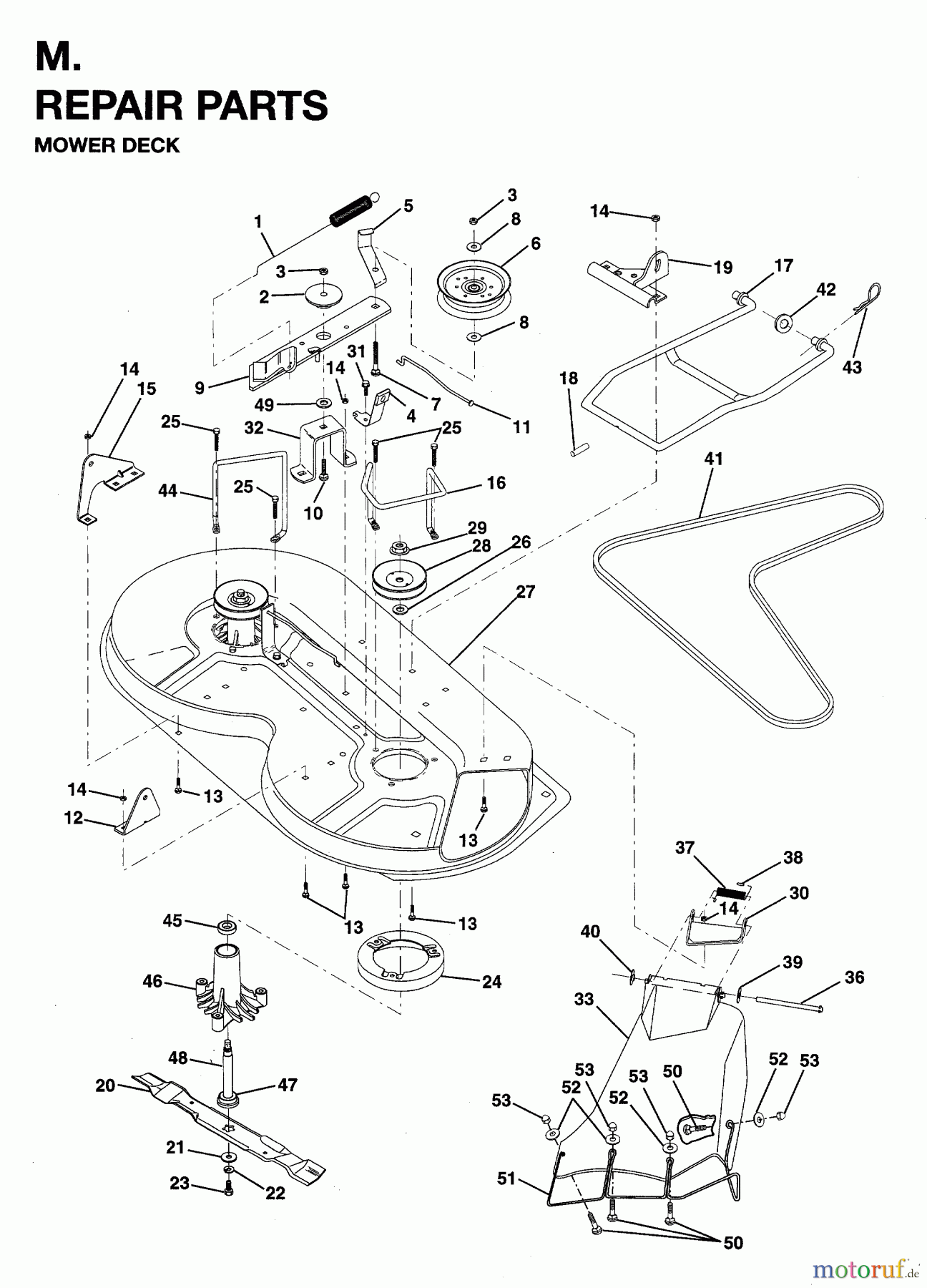  Jonsered Rasen  und Garten Traktoren LRH13 (954003421) - Jonsered 36