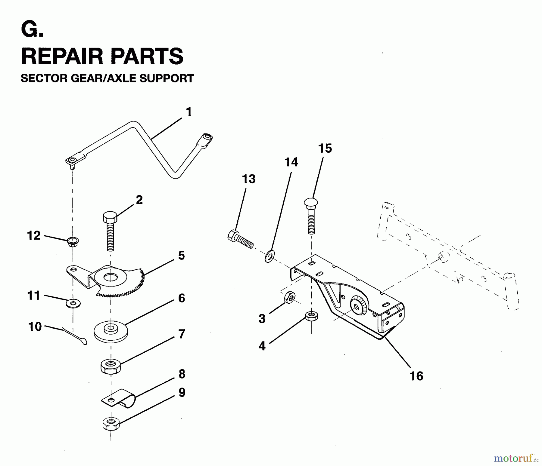  Jonsered Rasen  und Garten Traktoren LRH13 (954003421) - Jonsered 36