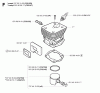 Jonsered CS2152 EPA - Chainsaw (2004-03) Ersatzteile CYLINDER PISTON