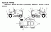 Jonsered LRH13 (J813H36B, 954130024) - Lawn & Garden Tractor (1998-12) Ersatzteile DECALS