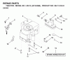 Jonsered LRH13 (J813H36B, 954130024) - Lawn & Garden Tractor (1998-12) Ersatzteile ENGINE