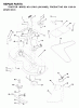 Jonsered LRH13 (J813H36B, 954130024) - Lawn & Garden Tractor (1998-12) Ersatzteile MOWER DECK / CUTTING DECK