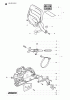 Jonsered CS2152 - Chainsaw (2007-08) Ersatzteile CHAIN BRAKE CLUTCH COVER