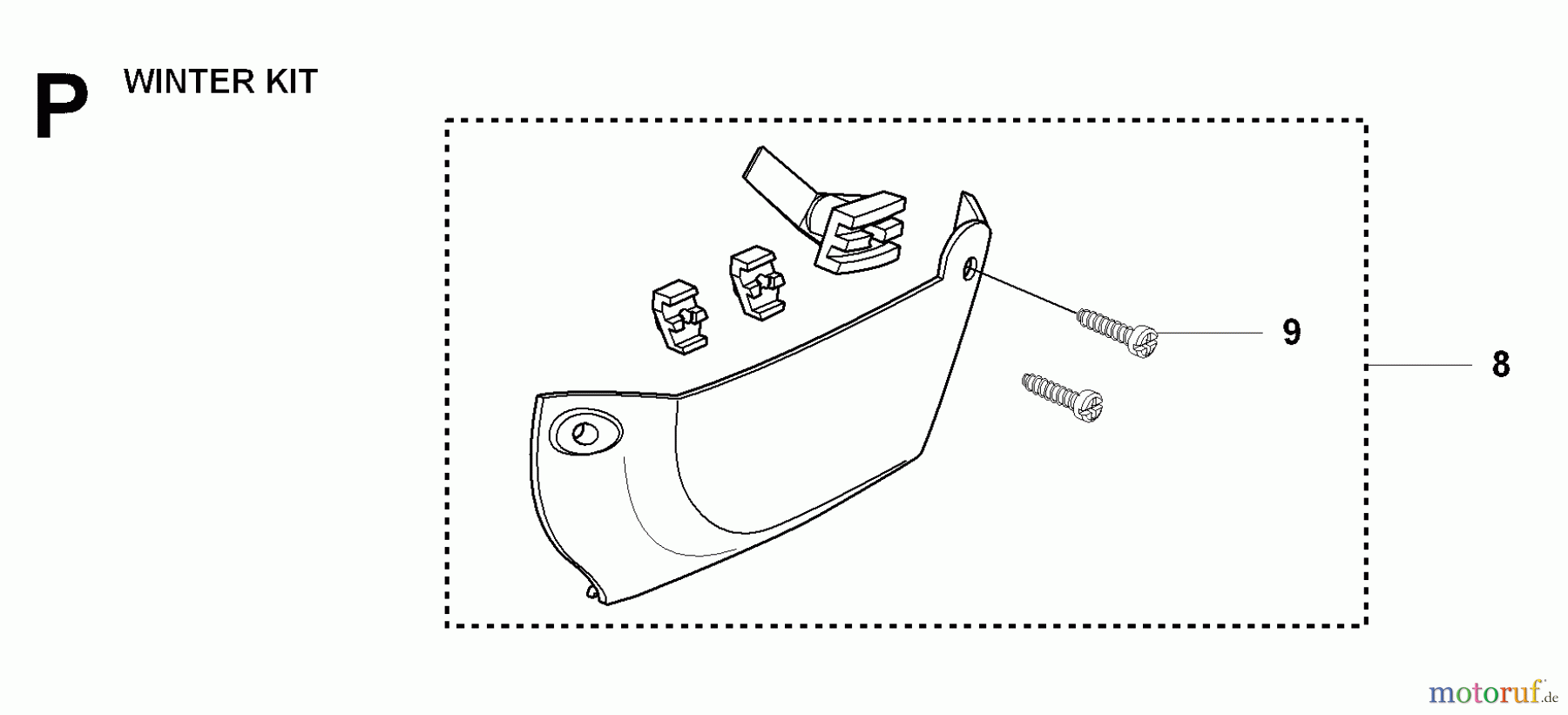 Jonsered Motorsägen CS2153 - Jonsered Chainsaw (2009-02) WINTER KIT