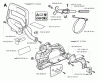 Jonsered CS2159 - Chainsaw (2003-11) Ersatzteile CHAIN BRAKE CLUTCH COVER