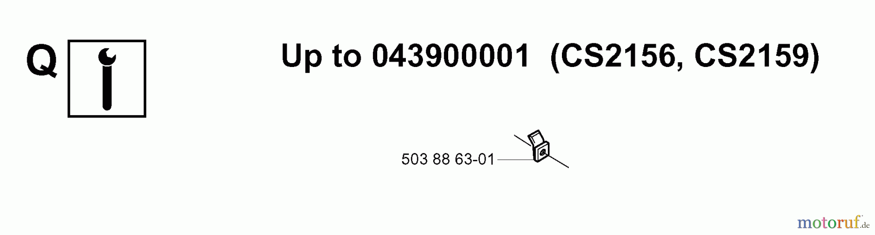  Jonsered Motorsägen CS2159 EPA - Jonsered Chainsaw (2006-02) ACCESSORIES #1