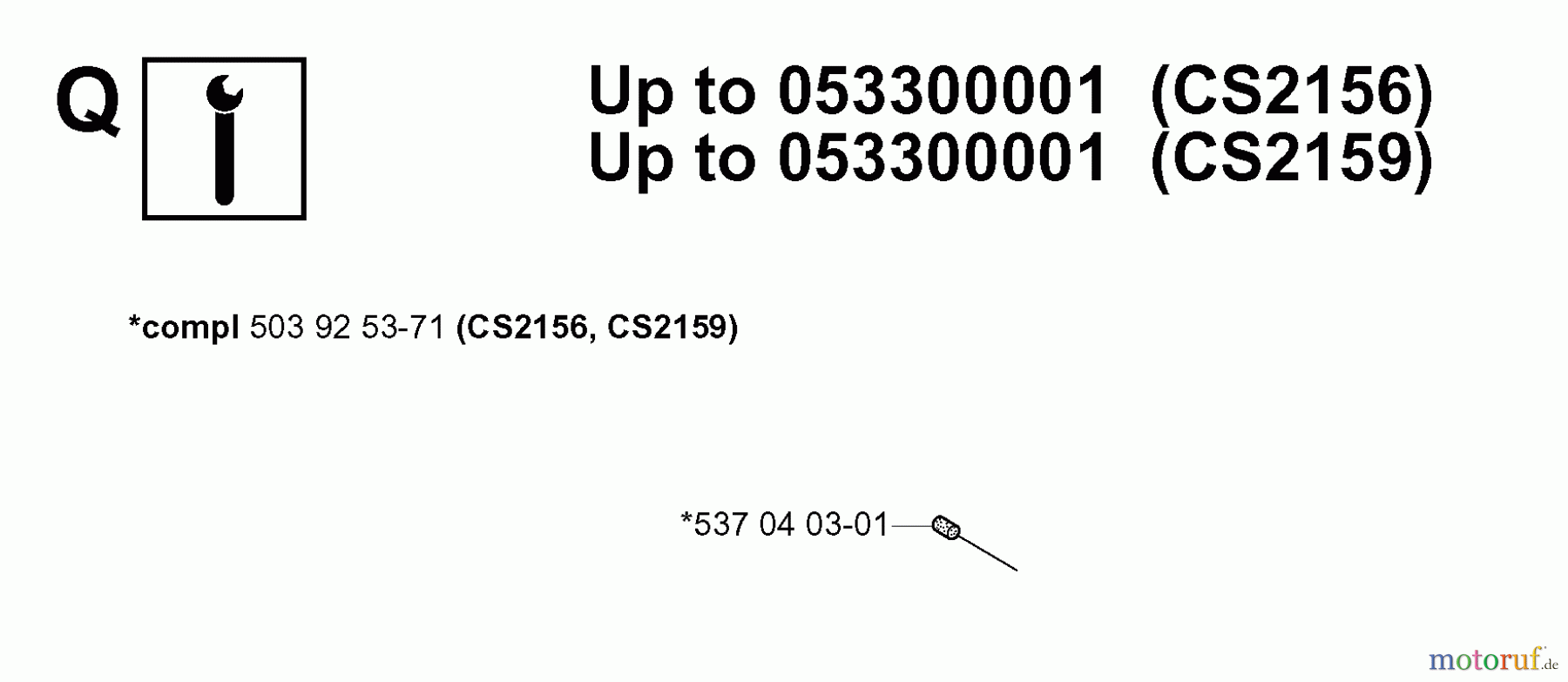  Jonsered Motorsägen CS2156 - Jonsered Chainsaw (2006-02) CRANKCASE #1