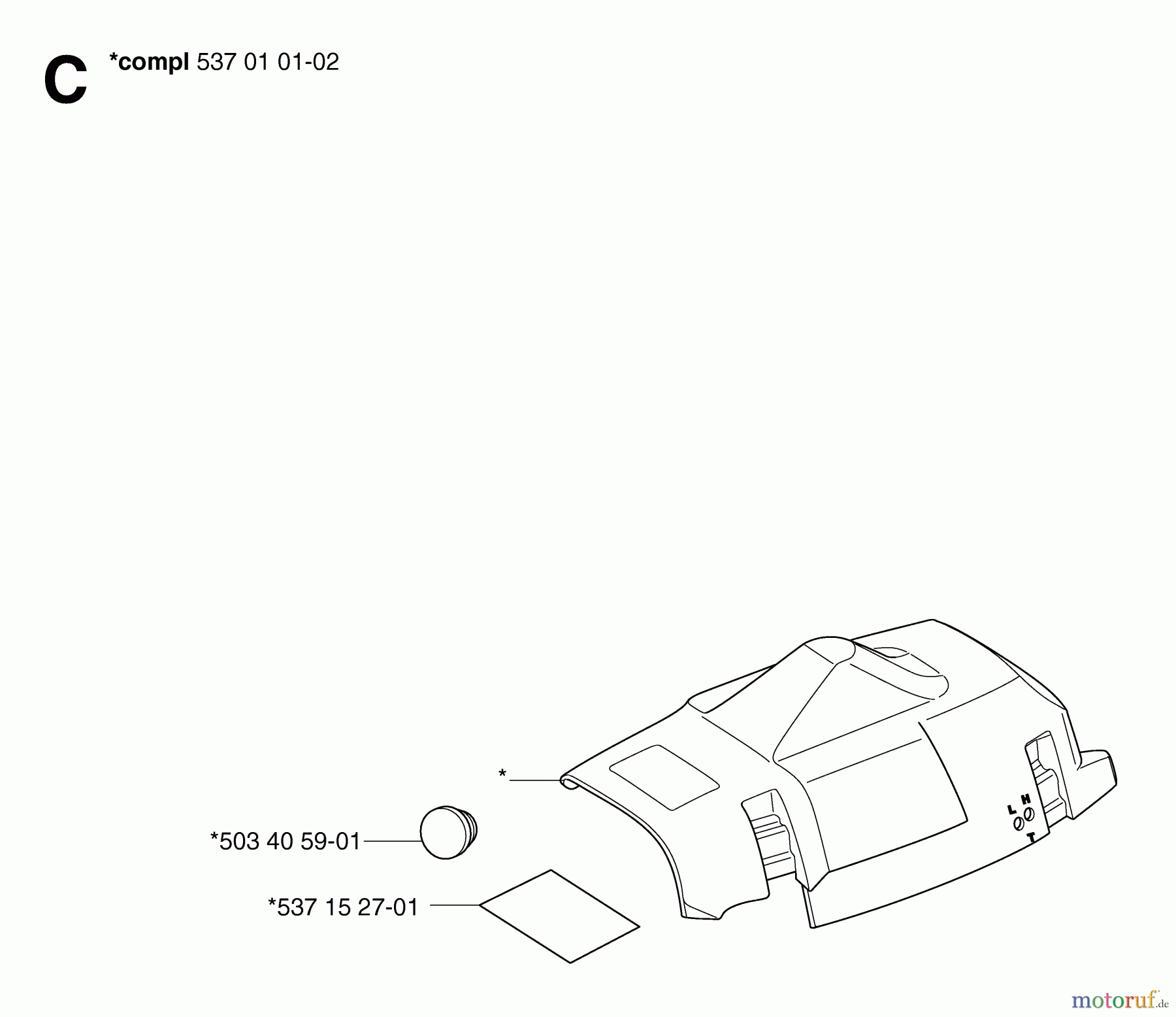 Jonsered Motorsägen CS2156 - Jonsered Chainsaw (2007-03) CYLINDER COVER #2