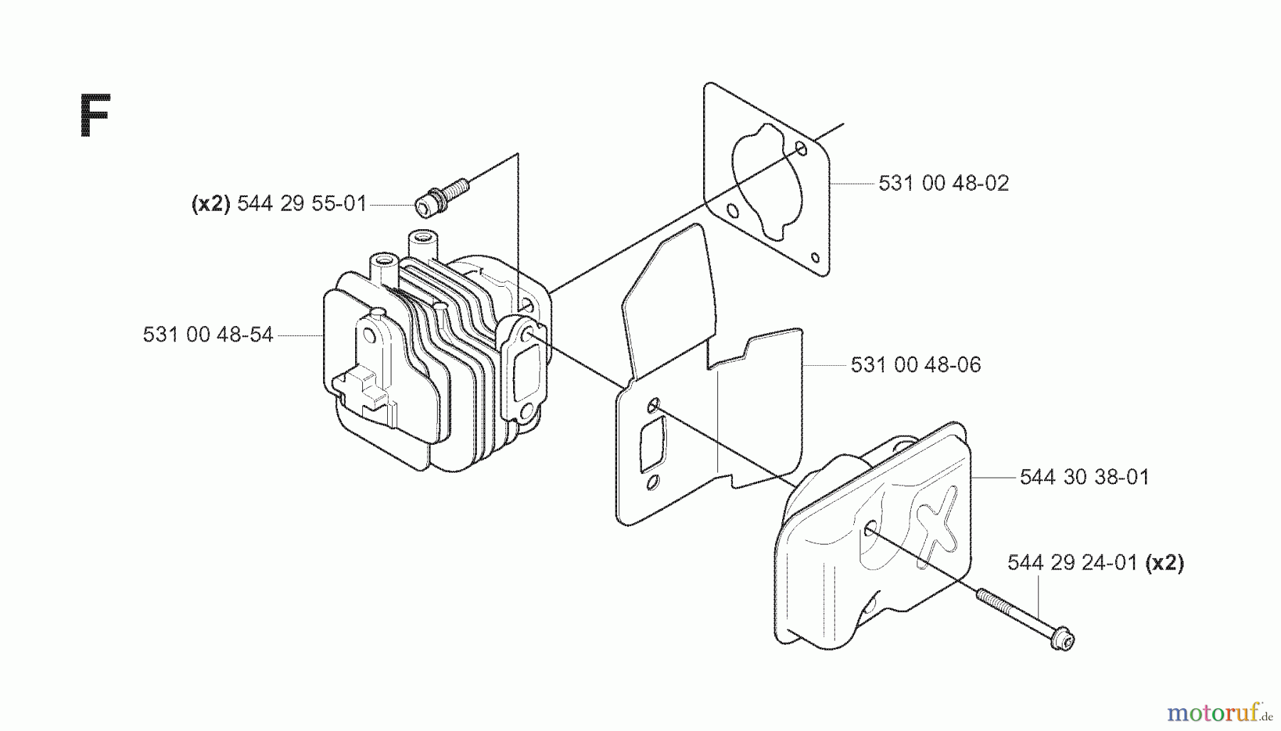 Jonsered Heckenscheren HT2124T - Jonsered Hedge Trimmer (2007-01) MUFFLER #2