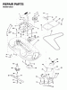 Jonsered LRH13 - 36" Lawn & Garden Tractor (1995-01) Ersatzteile MOWER DECK / CUTTING DECK