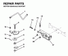 Jonsered LRH13 - 36" Lawn & Garden Tractor (1995-01) Ersatzteile SECTOR GEAR / AXLE SUPPORT
