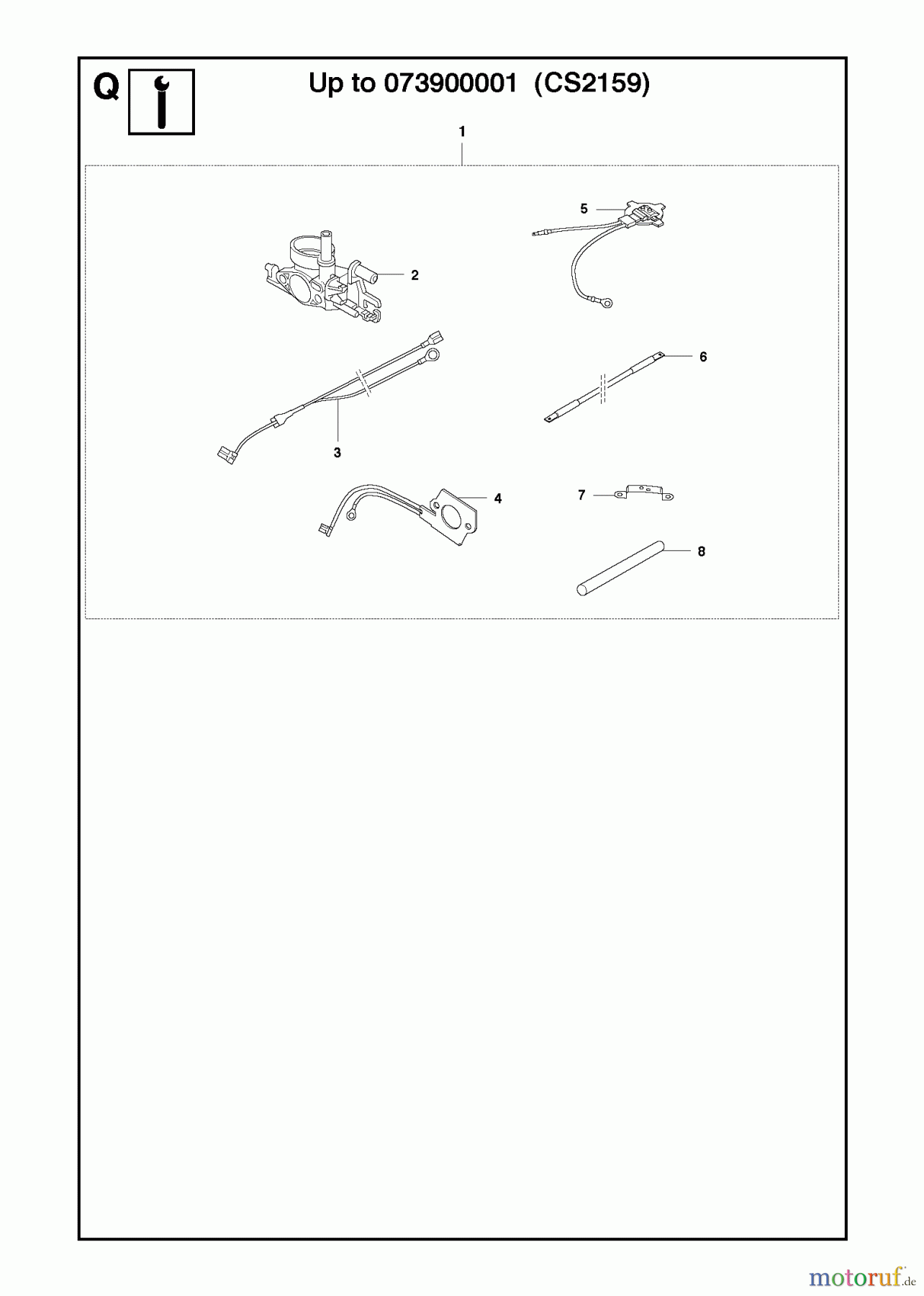  Jonsered Motorsägen CS2159 - Jonsered Chainsaw (2010-02) SERVICE UPDATES