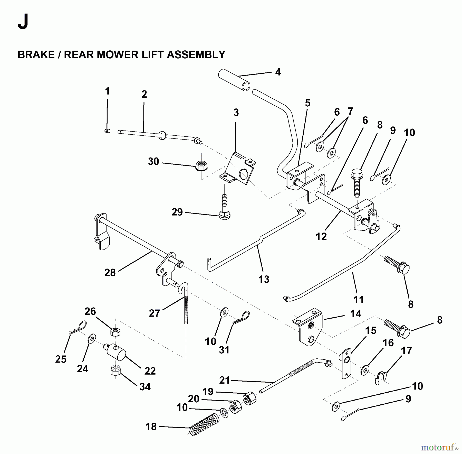 Jonsered Rasen und Garten Traktoren LRH13 - Jonsered 36