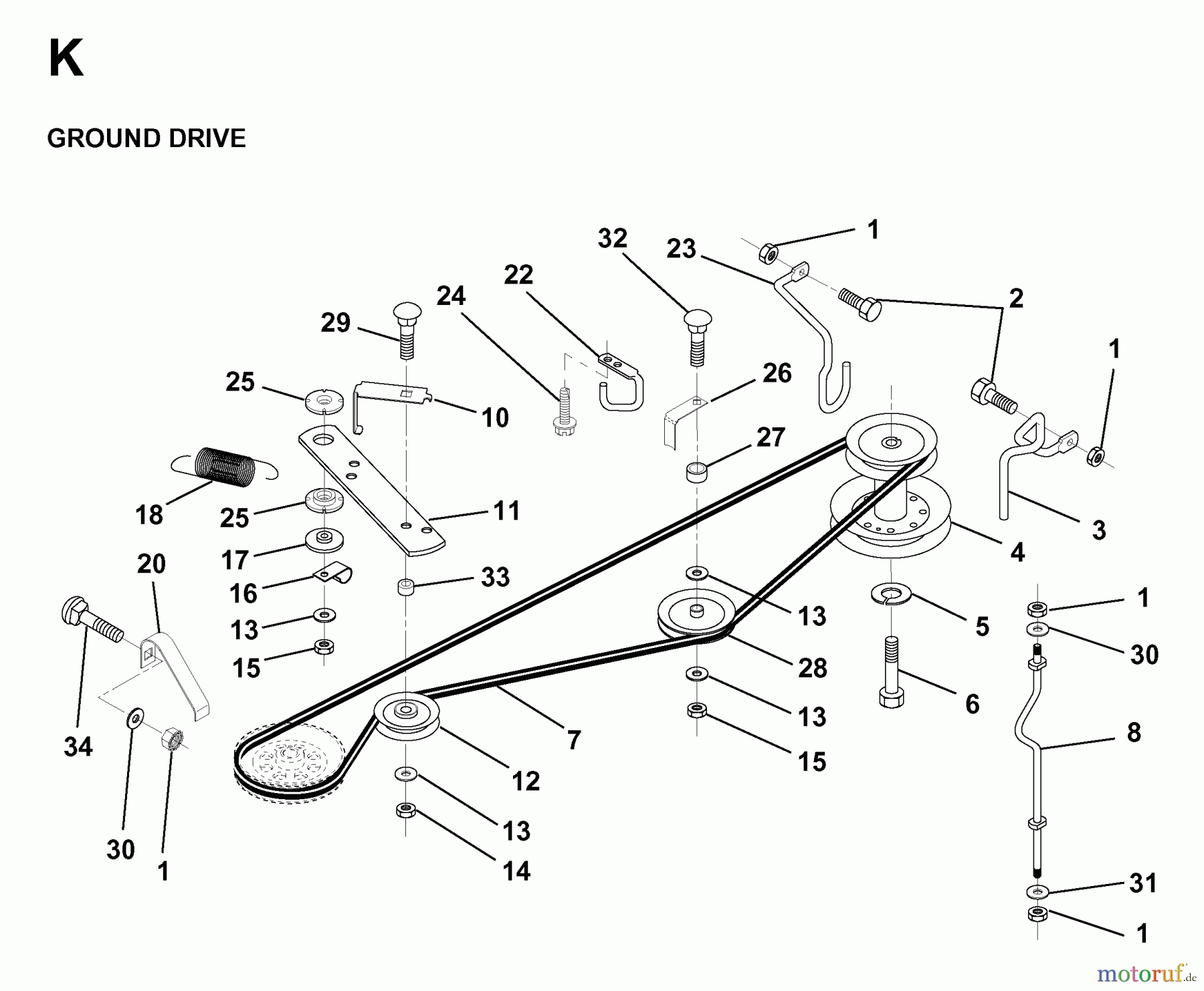 Jonsered Rasen und Garten Traktoren LRH13 - Jonsered 36