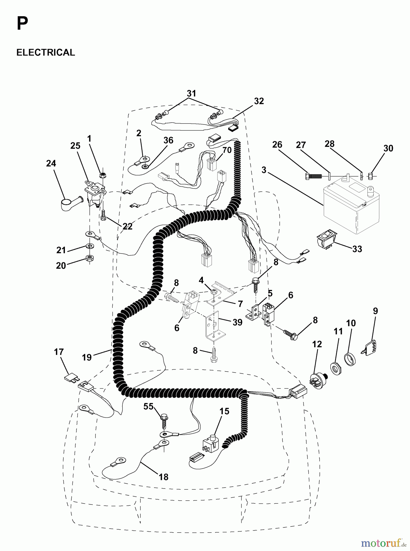  Jonsered Rasen  und Garten Traktoren LRH13 - Jonsered 36