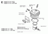 Jonsered CS2171 EPA - Chainsaw (2003-05) Ersatzteile CYLINDER PISTON