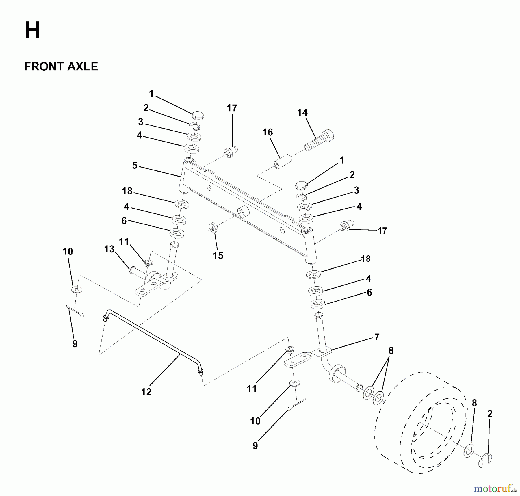 Jonsered Rasen und Garten Traktoren LRH13 - Jonsered 36