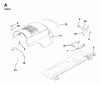 Jonsered LRH13 - 36" Lawn & Garden Tractor (1998-01) Ersatzteile HOOD