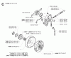 Jonsered CS2171 EPA - Chainsaw (2005-05) Ersatzteile CLUTCH OIL PUMP