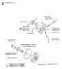 Jonsered CS2171 EPA - Chainsaw (2007-01) Ersatzteile CLUTCH OIL PUMP