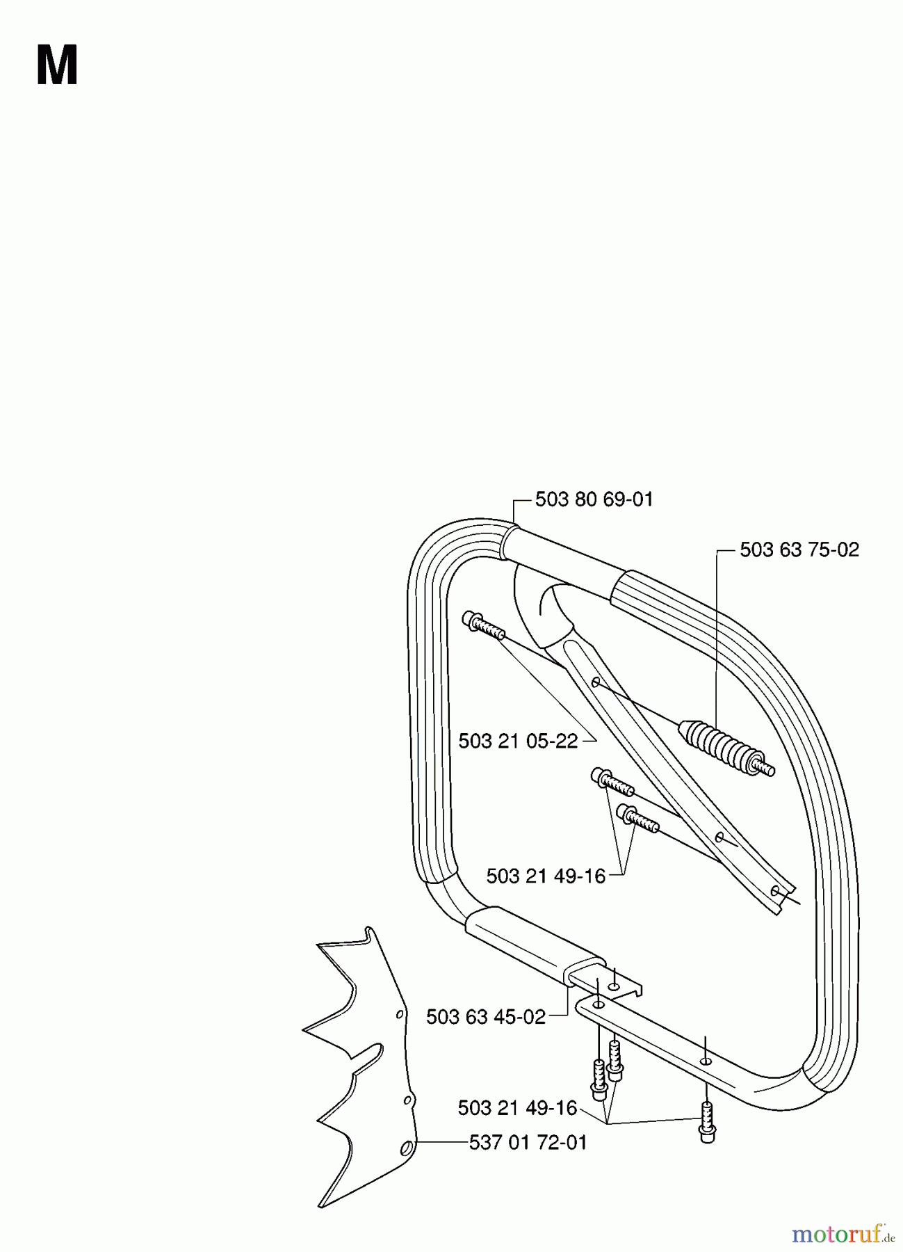  Jonsered Motorsägen CS2171 EPA - Jonsered Chainsaw (2007-01) HANDLE #2