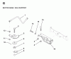 Jonsered LRH13 - 36" Lawn & Garden Tractor (1998-01) Ersatzteile SECTOR GEAR / AXLE SUPPORT