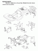 Jonsered LT12 (JLT12C, 954130044) - Lawn & Garden Tractor (2001-09) Ersatzteile CHASSIS ENCLOSURES