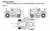 Jonsered LT12 (JLT12C, 954130044) - Lawn & Garden Tractor (2001-09) Ersatzteile DECALS