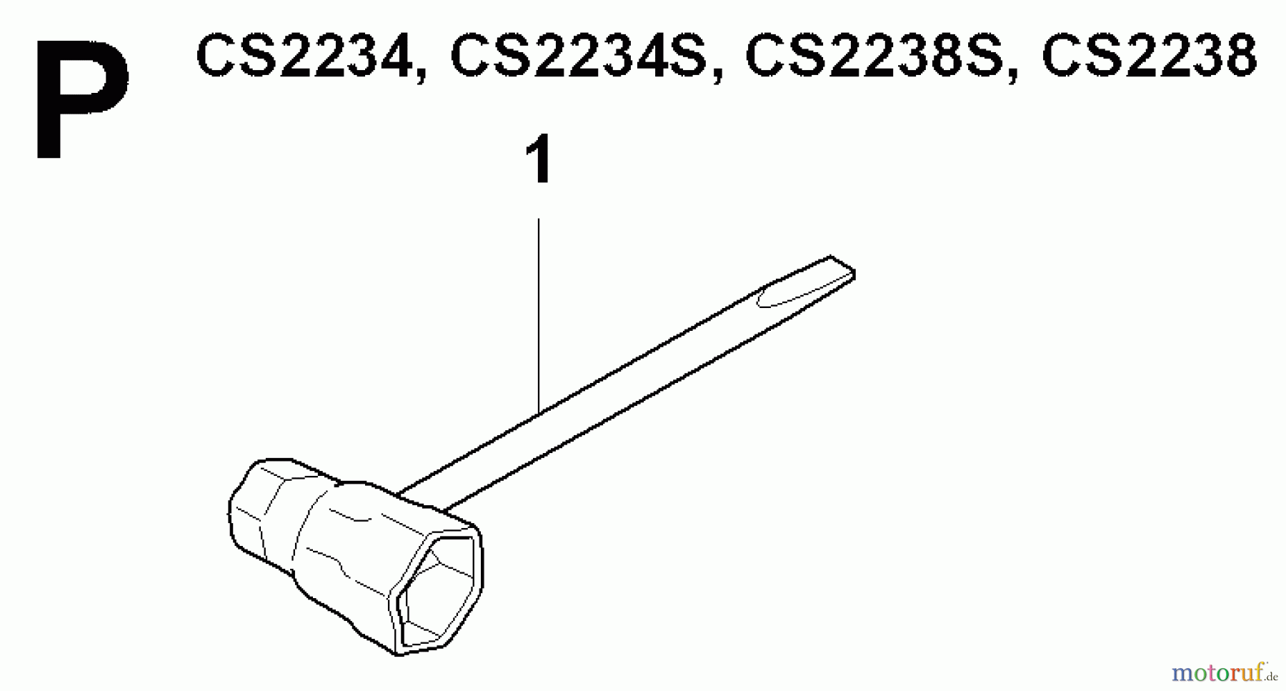  Jonsered Motorsägen CS2238 S - Jonsered Chainsaw (2009-04) ACCESSORIES