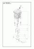 Jonsered CS2234 - Chainsaw (2010-04) Ersatzteile CYLINDER PISTON