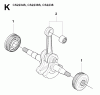 Jonsered CS2234 S - Chainsaw (2009-01) Ersatzteile CRANKSHAFT