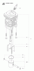 Jonsered CS2238 - Chainsaw (2009-01) Ersatzteile CYLINDER PISTON
