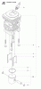 Jonsered CS2238 S - Chainsaw (2009-04) Ersatzteile CYLINDER PISTON