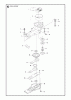 Jonsered HT2124T - Hedge Trimmer (2010-02) Ersatzteile GEAR HOUSING