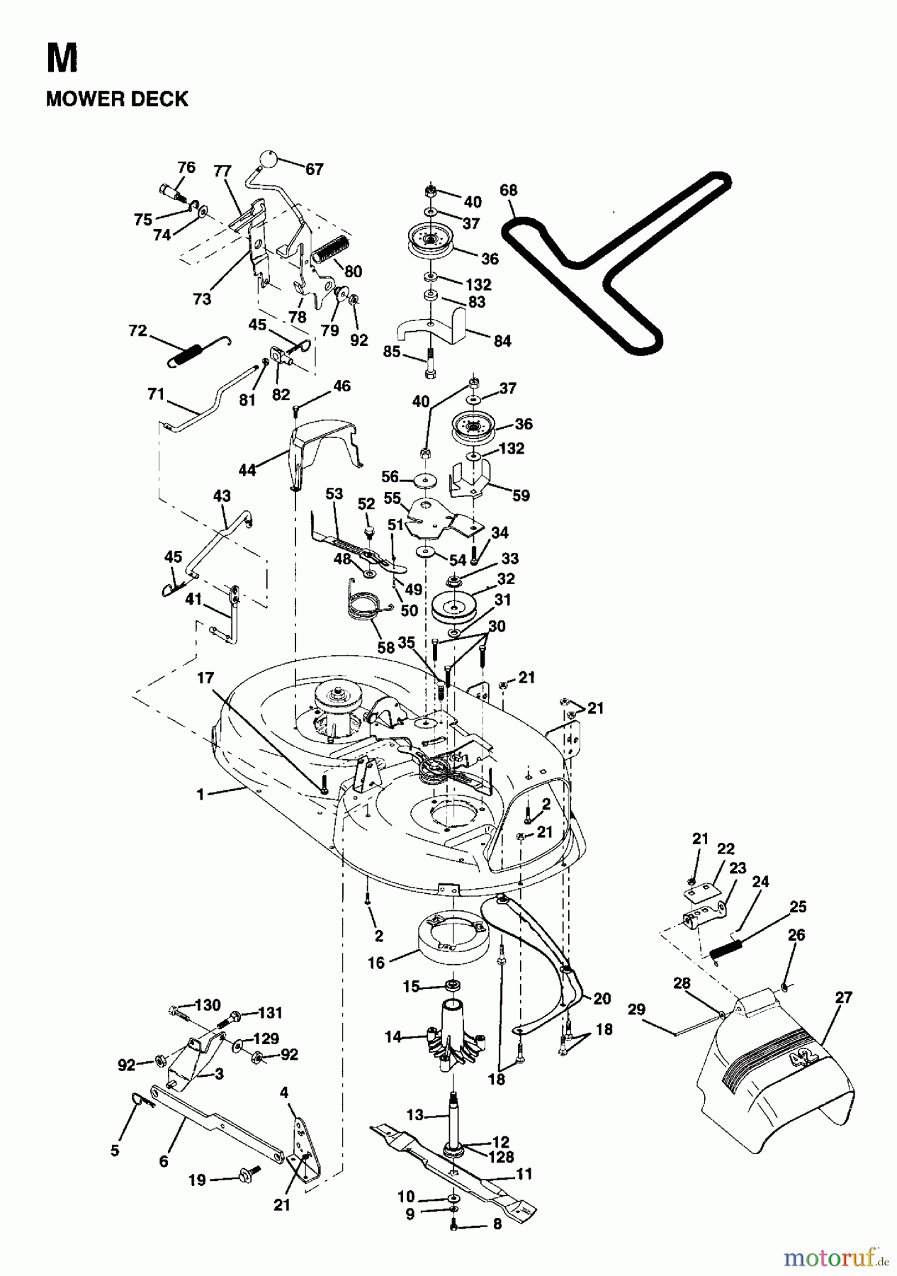 Jonsered Rasen und Garten Traktoren LT13 (954130001) - Jonsered 42